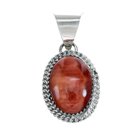 Oyster Shell Navajo Sterling Silver Pendant NN20490